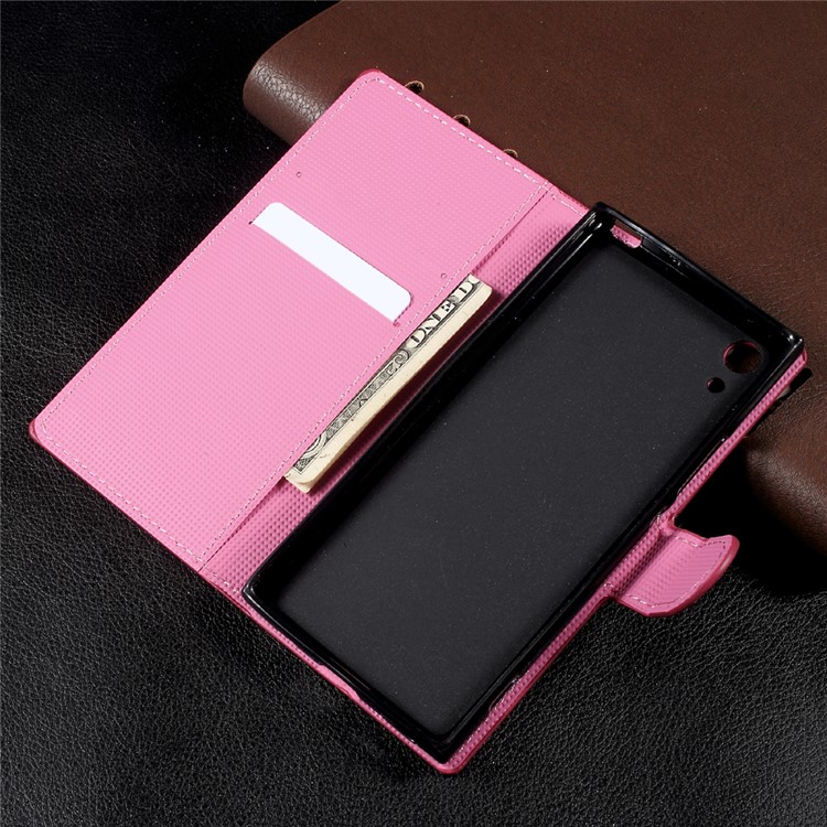 Patterned Leather Wallet Stand Mobile Phone Shell for Sony Xperia XA1 - Tribal Tribe-4
