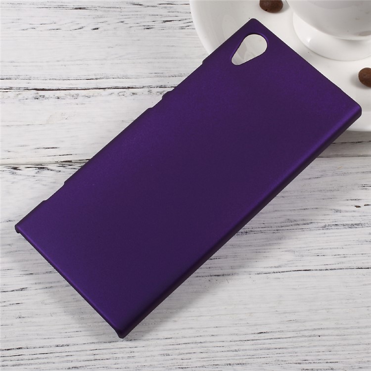 Rubberized Hard Case Accessory for Sony Xperia XA1 - Purple-1