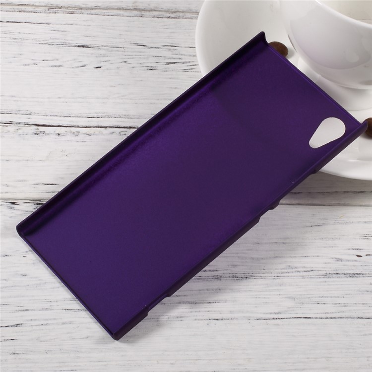 Rubberized Hard Case Accessory for Sony Xperia XA1 - Purple-2