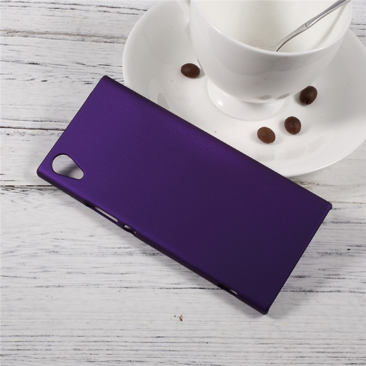 Rubberized Hard Case Accessory for Sony Xperia XA1 - Purple-3