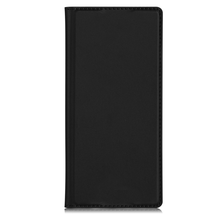 Flip Stand Leather Phone Case with Card Holder for Sony Xperia XA1 Ultra - Black-10