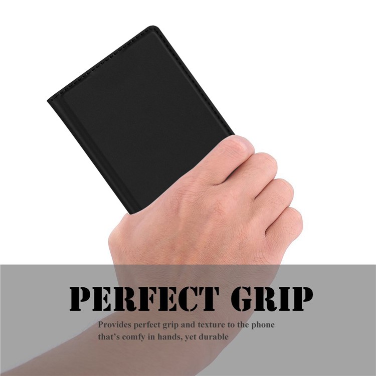 Flip Stand Leather Phone Case with Card Holder for Sony Xperia XA1 Ultra - Black-3