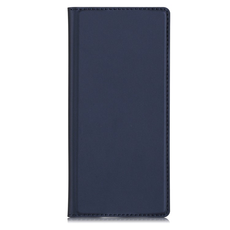 PU Leather Card Holder Stand Phone Shell for Sony Xperia XA1 Ultra - Dark Blue-10