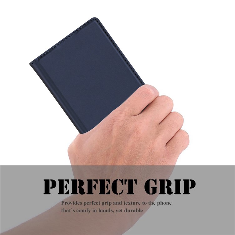 PU Leather Card Holder Stand Phone Shell for Sony Xperia XA1 Ultra - Dark Blue-3