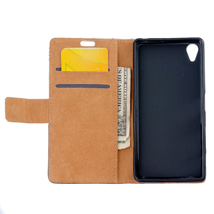 Patterned Stand Leather Wallet Phone Case for Sony Xperia L1 - Lovely Little Owls-5