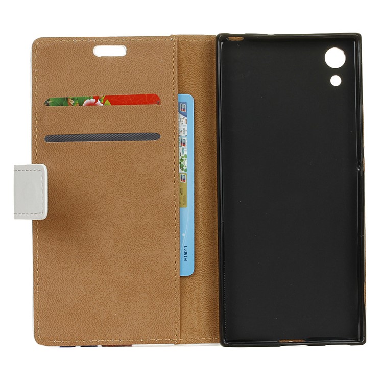 Patterned Leather Wallet Mobile Phone Case for Sony Xperia XA1 - Envelope-6