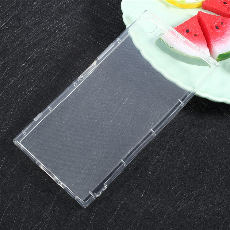 Drop-resistant Clear TPU Back Case for Sony Xperia XZ Premium-1