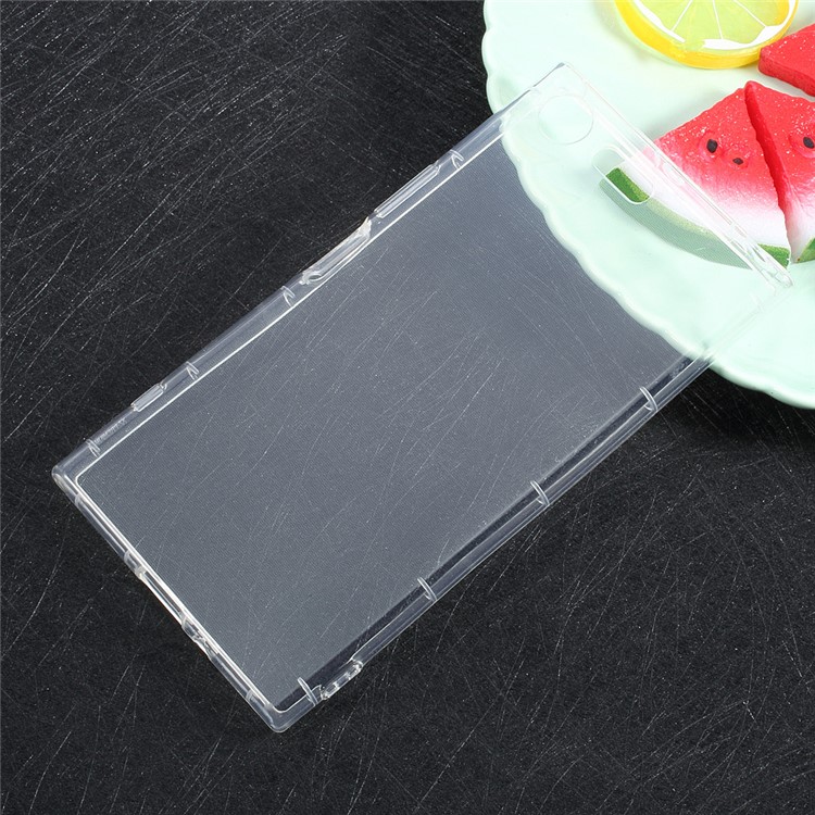 Drop-resistant Clear TPU Back Case for Sony Xperia XZ Premium-2