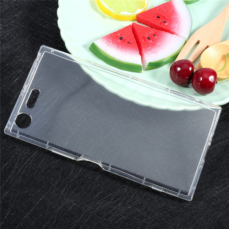 Drop-resistant Clear TPU Back Case for Sony Xperia XZ Premium-3