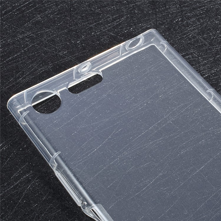 Drop-resistant Clear TPU Back Case for Sony Xperia XZ Premium-4