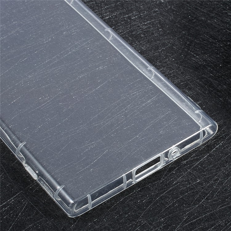 Drop-resistant Clear TPU Back Case for Sony Xperia XZ Premium-5