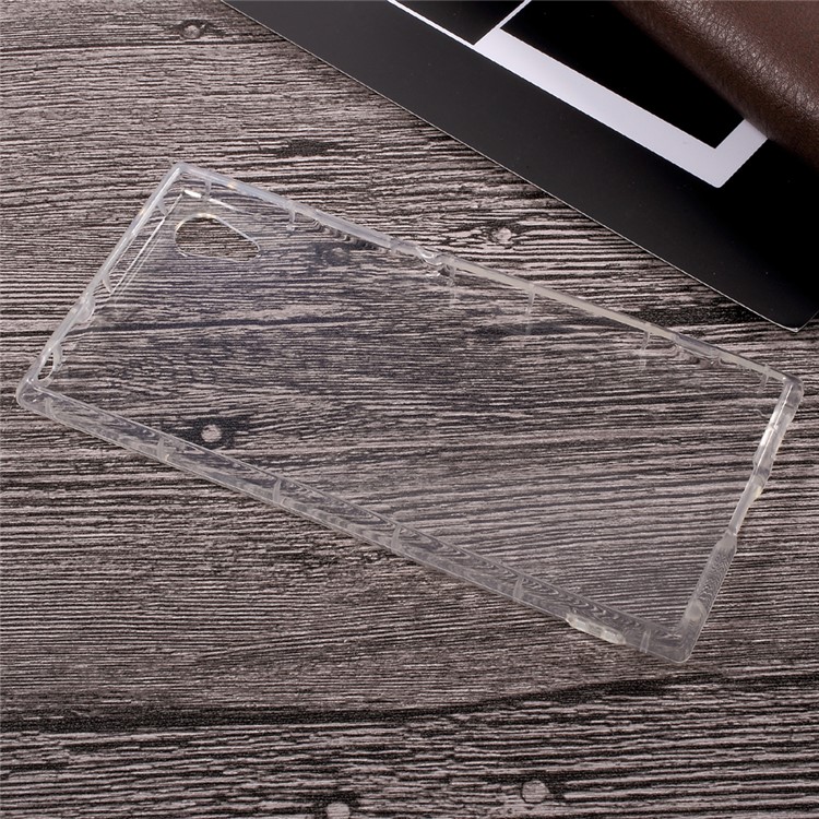 Drop-resistant Clear TPU Back Phone Case for Sony Xperia XA1-3