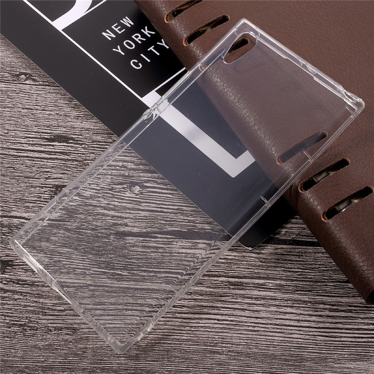 Drop-resistant Clear TPU Mobile Phone Case for Sony Xperia XA1 Ultra-1