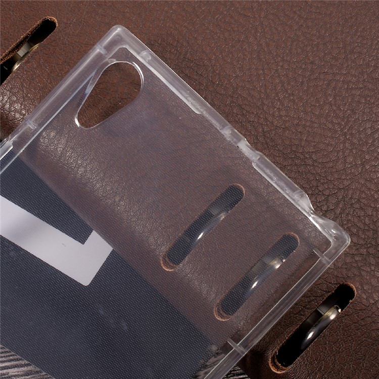 Drop-resistant Clear TPU Mobile Phone Case for Sony Xperia XA1 Ultra-4