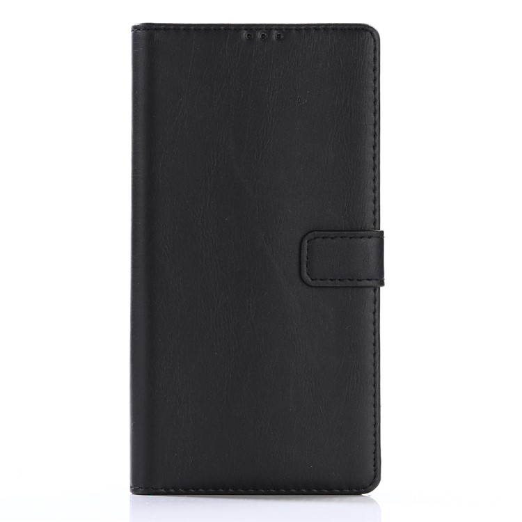 Retro Style Crazy Horse Leather Wallet Cell Phone Case for Sony Xperia XA1 Ultra - Black-1