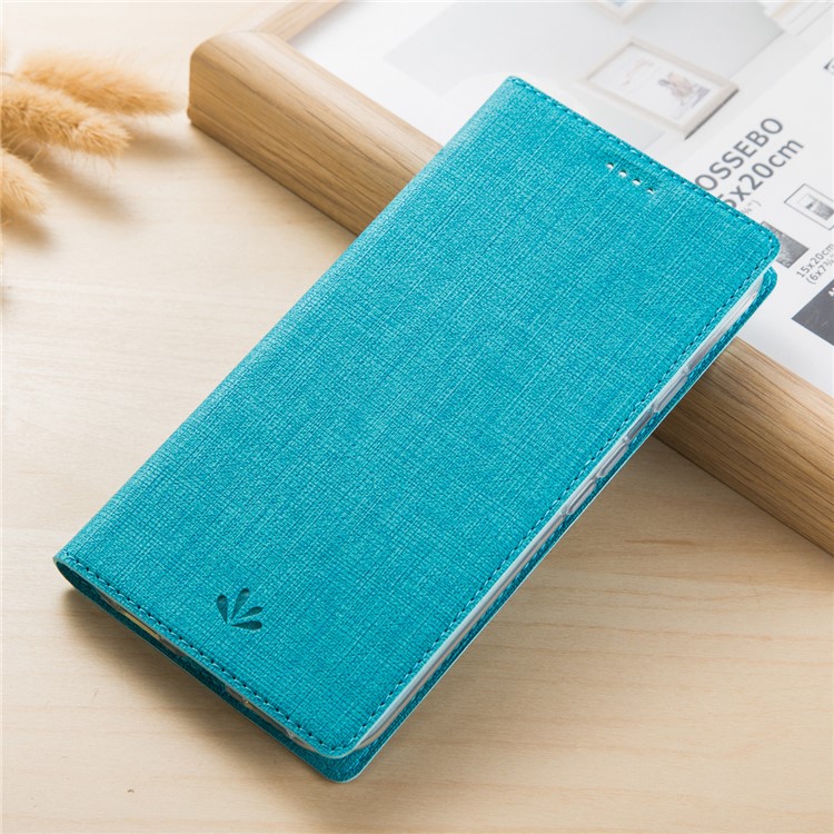 VILI DMX Style Side Flip Leather Mobile Casing Cover for Sony Xperia XA1 Ultra - Blue-1