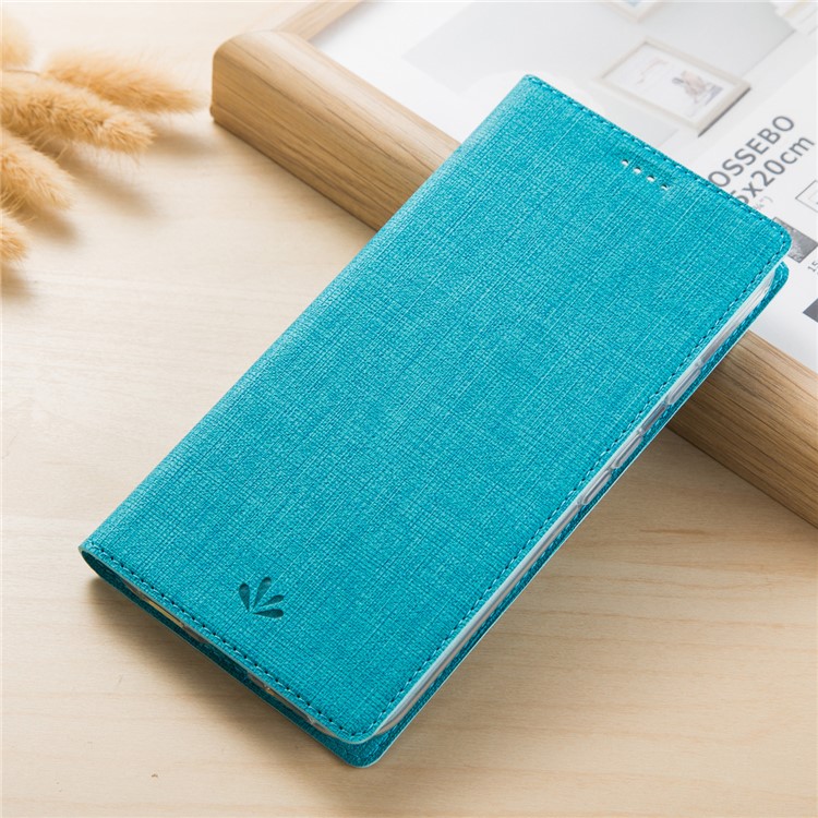 VILI DMX Style Leather Card Slot Protective Mobile Casing for Sony Xperia XZ Premium - Blue-1