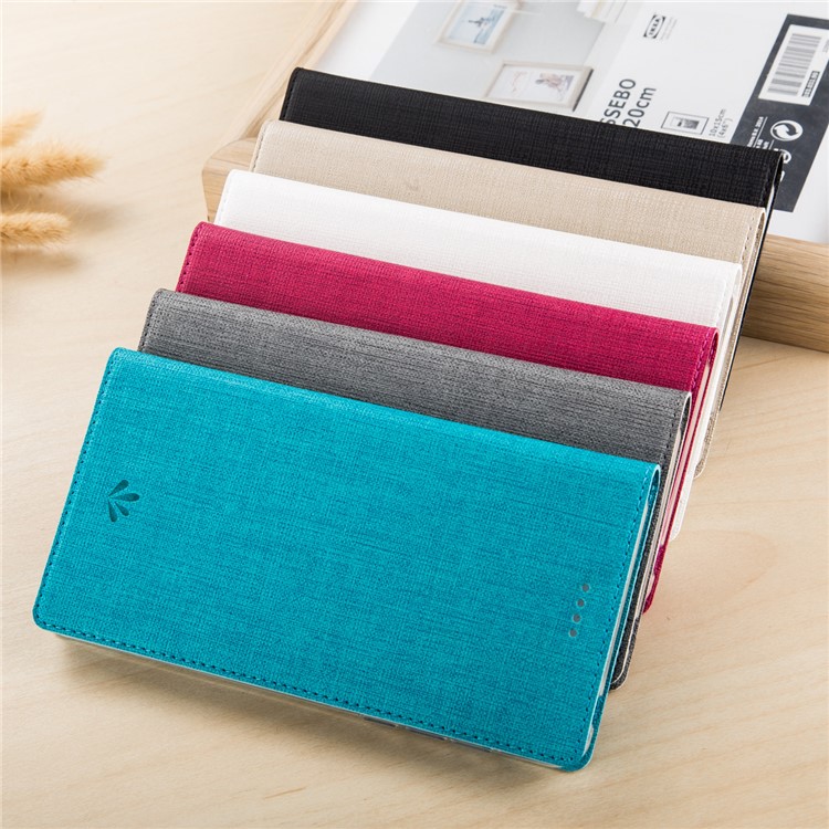 VILI DMX Style Leather Card Slot Protective Mobile Casing for Sony Xperia XZ Premium - Blue-2