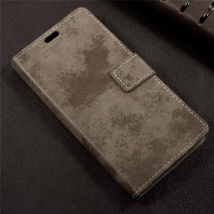 Retro Style Wallet Stand PU Leather Mobile Shell for Sony Xperia L1 - Khaki-3