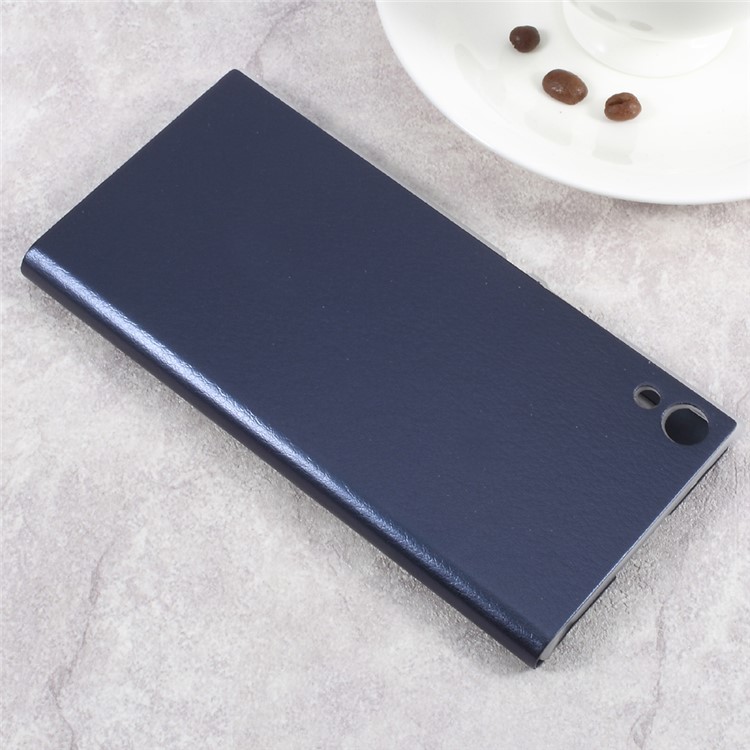 View Window Leather Flip Mobile Casing for Sony Xperia XA1 Ultra - Blue-4
