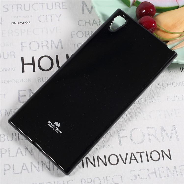 MERCURY GOOSPERY Flash Powder TPU Back Case for Sony Xperia XA1 Ultra - Black-1