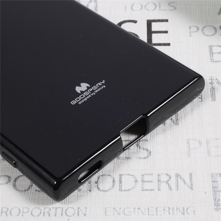 MERCURY GOOSPERY Flash Powder TPU Back Case for Sony Xperia XA1 Ultra - Black-5