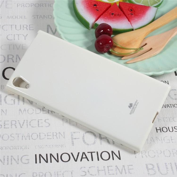 MERCURY GOOSPERY for Sony Xperia XA1 Ultra Flash Powder Soft TPU Cover - White-3