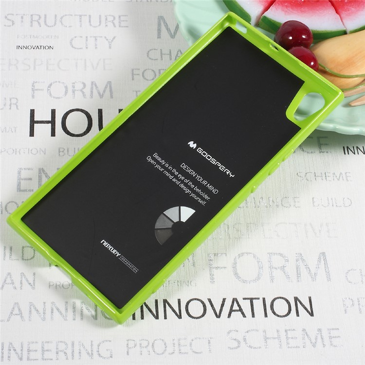 MERCURY GOOSPERY for Sony Xperia XA1 Ultra Flash Powder TPU Protective Shell - Green-2