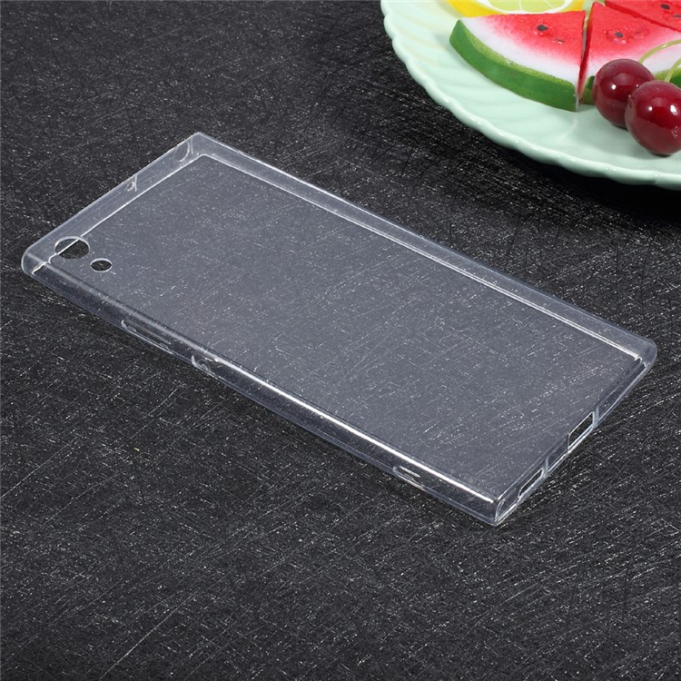 0.6mm Ultra Thin Soft TPU Protection Mobile Shell for Sony Xperia XA1 Ultra - Transparent-3
