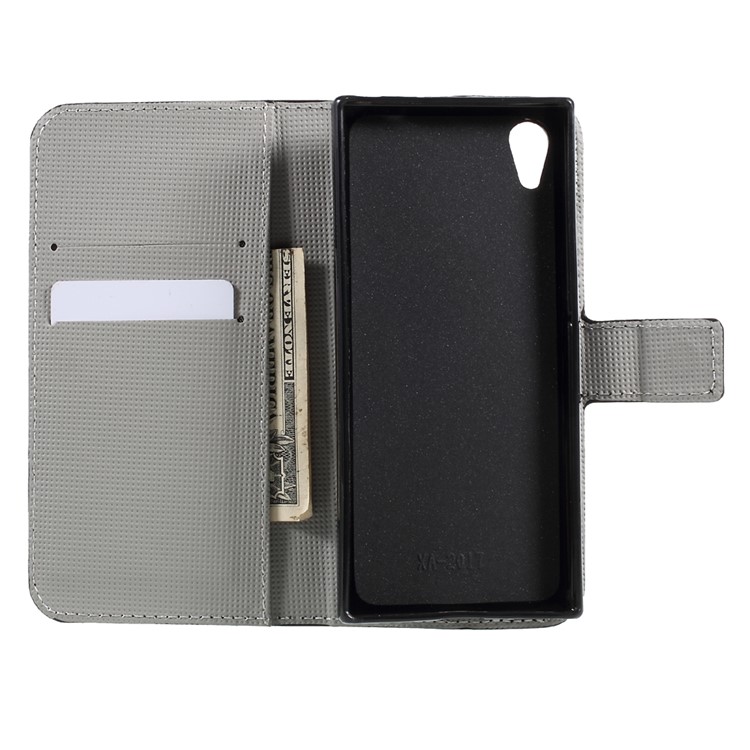 Pattern Printing Stand Leather Wallet Phone Casing for Sony Xperia XA1 - Retro Style Union Jack-5