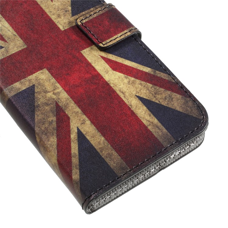 Pattern Printing Stand Leather Wallet Phone Casing for Sony Xperia XA1 - Retro Style Union Jack-6