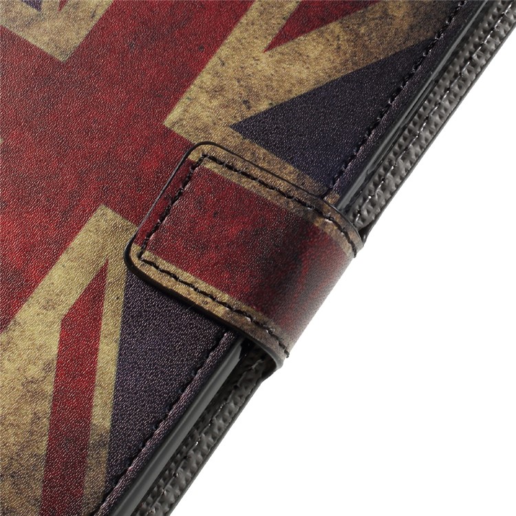 Pattern Printing Stand Leather Wallet Phone Casing for Sony Xperia XA1 - Retro Style Union Jack-8
