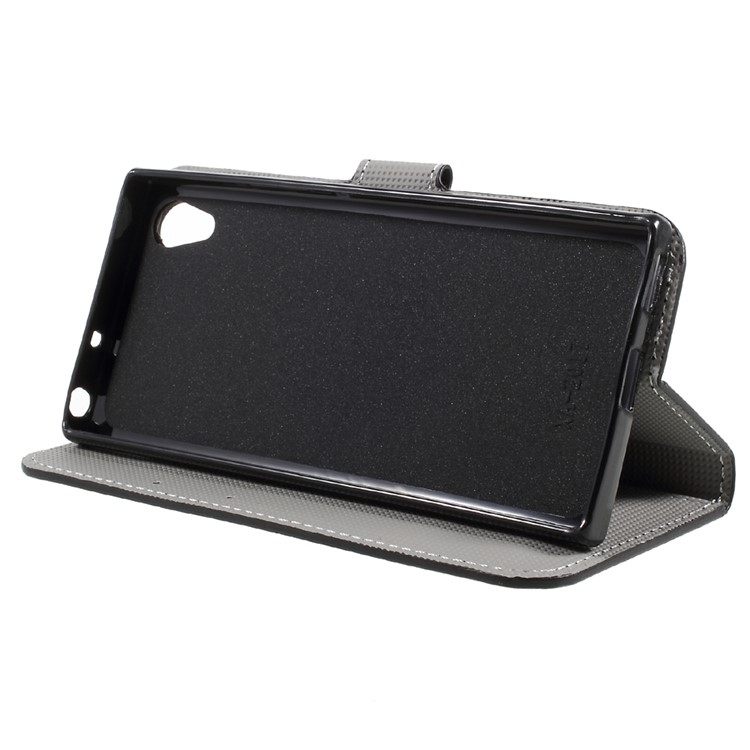For Sony Xperia XA1 Patterned Stand Leather Wallet Phone Casing Accessory - Paisely-3