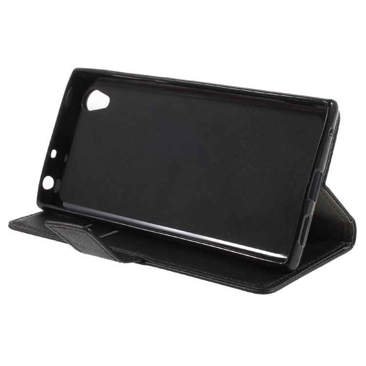 Wallet Leather Stand Case for Sony Xperia L1 - Black-3