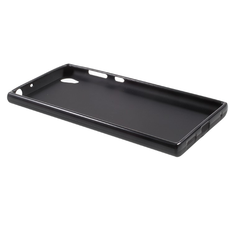 Accesorio Flexible Del Teléfono Celular Del Gel TPU Para Sony Xperia L1 - Negro-6