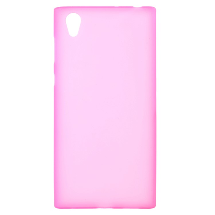 Matte Skin Soft TPU Mobile Case Cover for Sony Xperia L1 - Rose-1