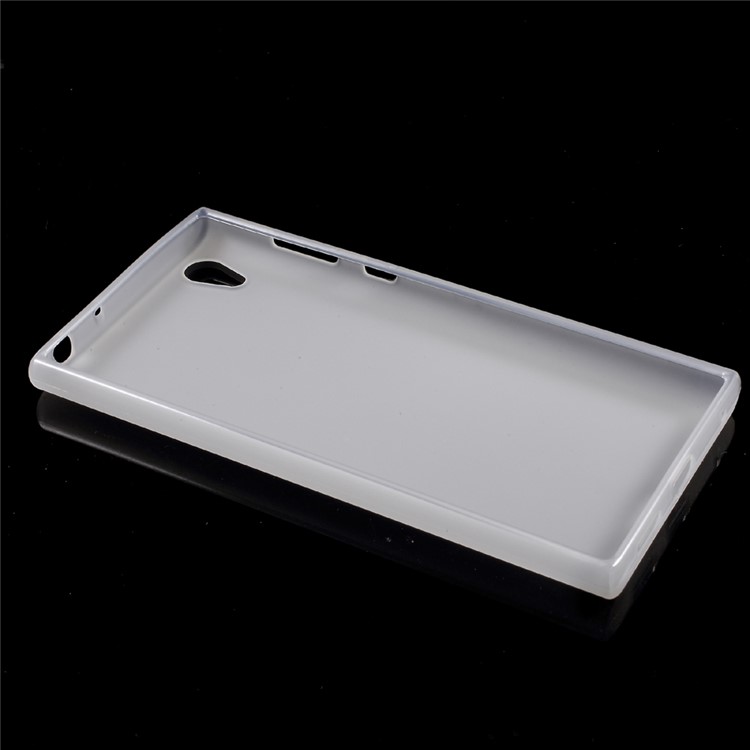 Mobile Accessory Flexible TPU Phone Shell for Sony Xperia L1 - White-4