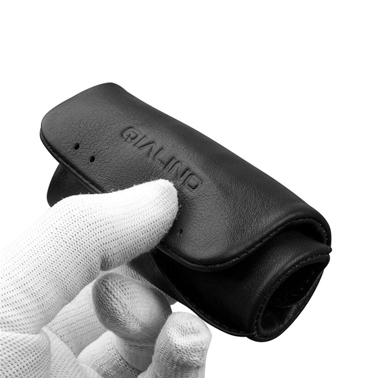 QIALINO Universal Genuine Leather Sleeve Pouch for Sony Xperia XZ, Size: 158 x 80mm - Black-5