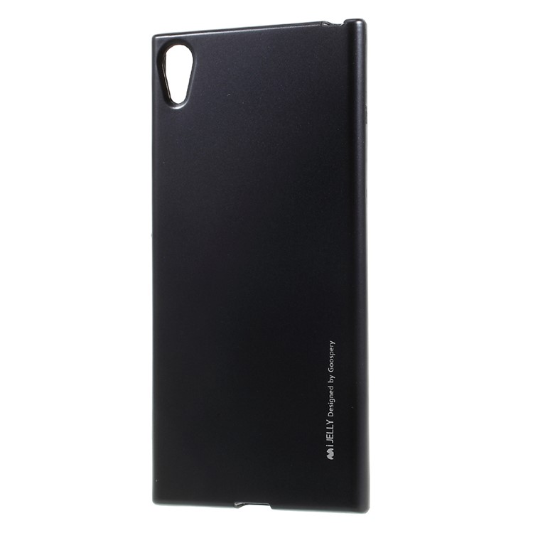 MERCURY GOOSPERY i JELLY Metallic TPU Mobile Phone Case for Sony Xperia XA1 Ultra - Black-1