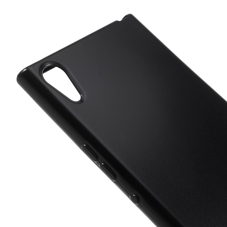 MERCURY GOOSPERY i JELLY Metallic TPU Mobile Phone Case for Sony Xperia XA1 Ultra - Black-4