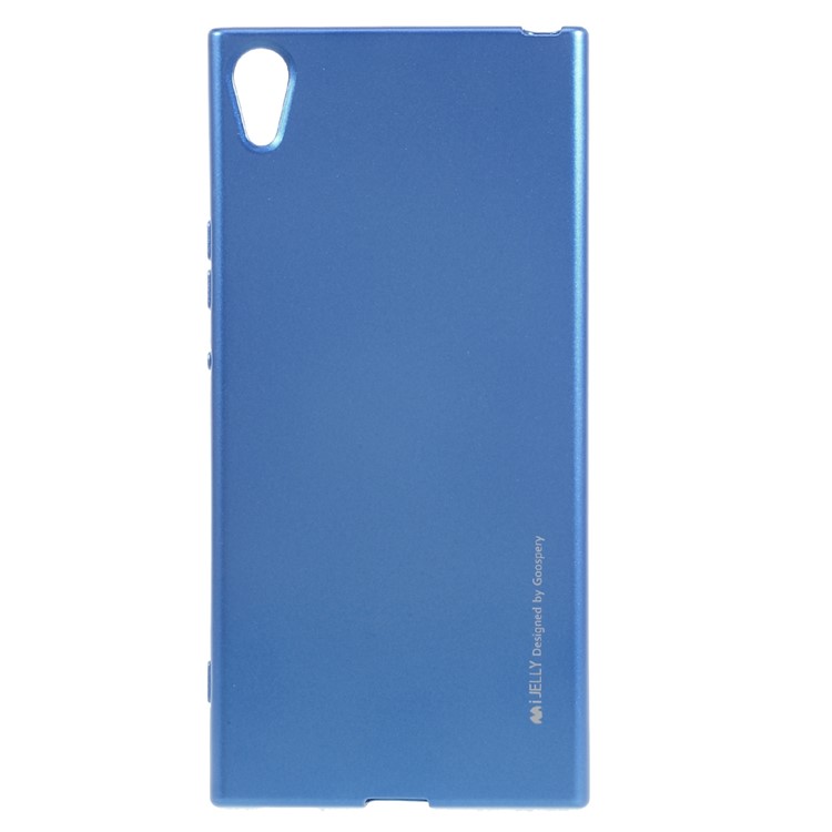 MERCURY GOOSPERY i JELLY Metallic Soft TPU Mobile Phone Shell for Sony Xperia XA1 Ultra - Blue-1