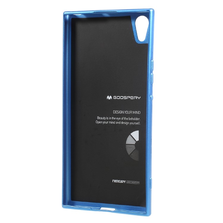 MERCURY GOOSPERY i JELLY Metallic Soft TPU Mobile Phone Shell for Sony Xperia XA1 Ultra - Blue-3