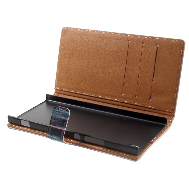Pattern Printing Wallet Leather Phone Casing for Sony Xperia XA1 - Dream Catcher-5