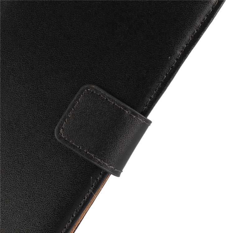 Accesorio de Estuche de Billetera de Cuero Dividido Para Sony Xperia XA1 - Negro