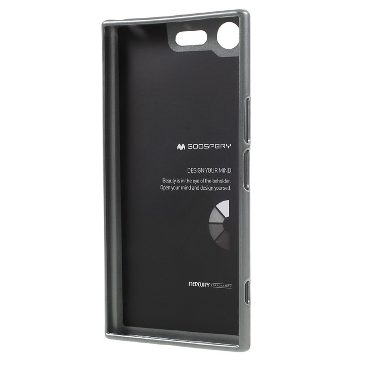 MERCURY GOOSPERY i JELLY TPU Mobile Casing for Sony Xperia XZ Premium - Grey-3