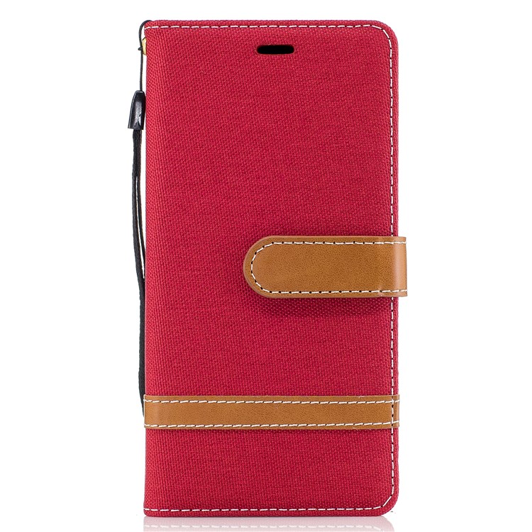 Custodia in pelle per cellulare Sony Xperia XA1 - Rosso-2