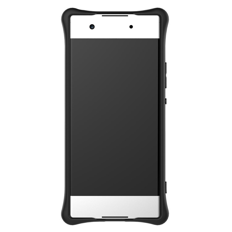 Soft TPU + Plastic Detachable Case with 360-degree Rotary Kickstand for Sony Xperia XA1 - Grey-6