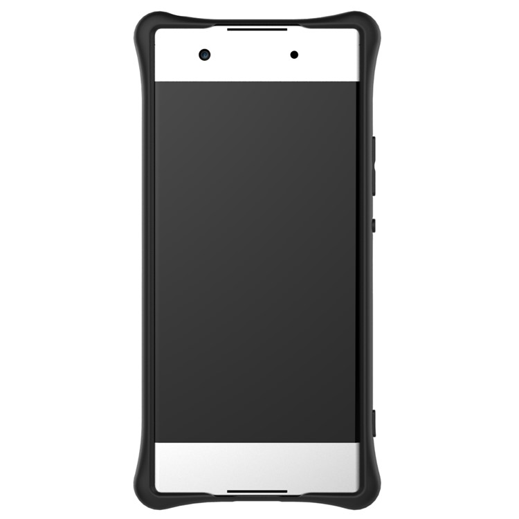 Soft TPU + Plastic Detachable Cell Phone Cover with 360-degree Rotary Kickstand for Sony Xperia XA1 - Blue-7