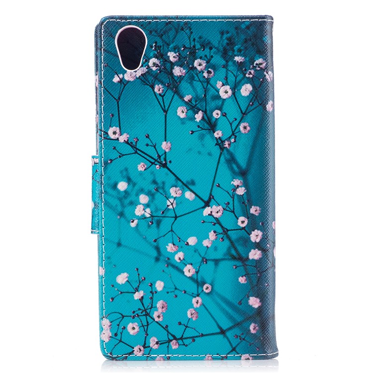 Impressão de padrões PU Leather Stand Wallet Phone Casing para Sony Xperia L1 - Wintersweet-3