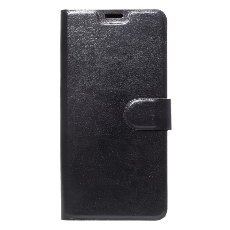 Crazy Horse Card Slot Stand Leather Case for Sony Xperia XA1 Ultra - Black-3